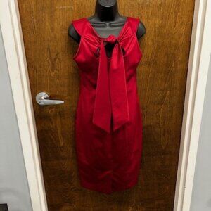 The Limited Red Satin Mini dress